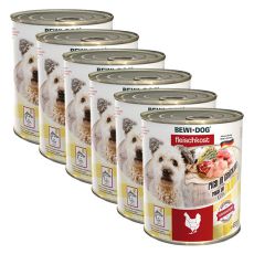 New BEWI DOG konzerva – Chicken - 6 x 800 g