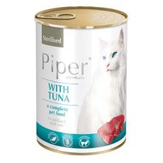 Konzerva Piper Cat Sterilised s tuňákem 400 g