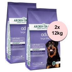 ARDEN GRANGE Adult Large Breed with fresh chicken & rice 2 x 12 kg